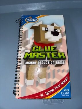 ThinkFun Clue Master Logical Deduction Magnetic Travel Game